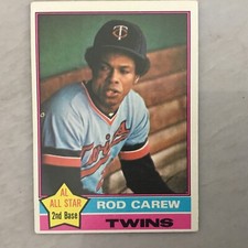 1976 Topps - #400 Rod Carew PIN HOLE 