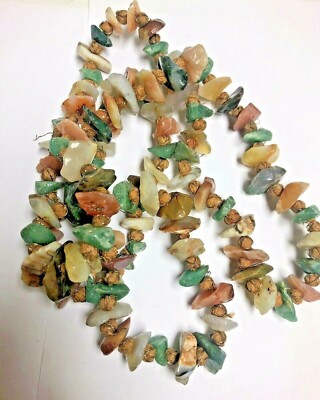 Fabulous Artisan Extra Chunky Polished Stone Shards Necklace