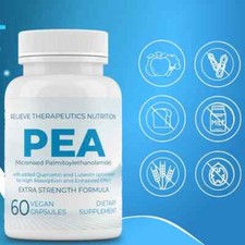 Palmitoylethanolamide (PEA-Lactose and Gluten Free) 600mg x300 (3 months) PEA