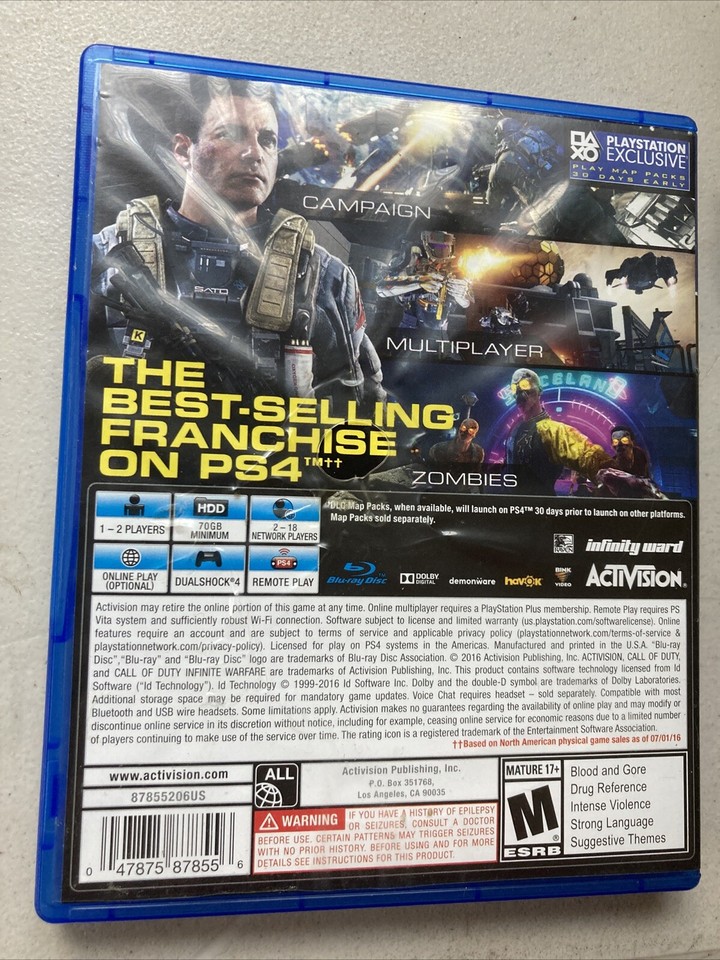 Call Of Duty Infinite Warfare Ps4 Gebraucht Call Of Duty Infinite Warfare PS4 | eBay