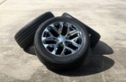 20" Chrome Snowflake Wheels Highway Tires For Chevy Silverado Tahoe Suburban Set