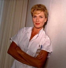 Actress Inger Van Heijst At Dutch Tv Show Medisch Centrum West Old Photo 1