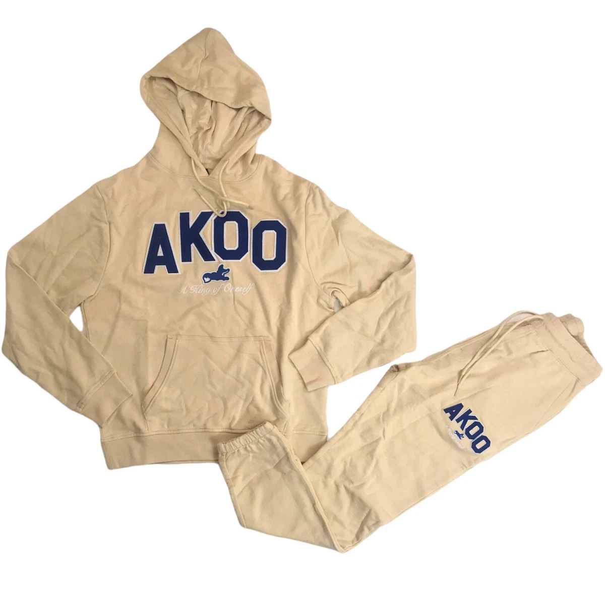 Men's akoo sweat suit cheap