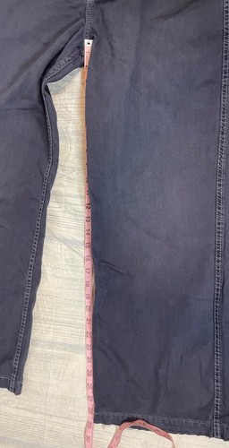 NEW ZARA slate Blue Gray Chino Pants Woman’s Size 8 Classic 100% Cotton - Picture 12 of 16