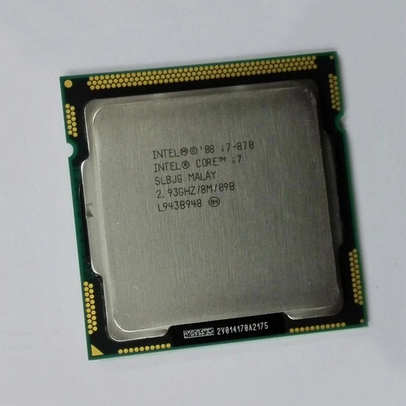 Intel Core i7-870 2.93GHz Quad Core 8MB Socket LGA1156 95W SLBJG 95W Processor - Image 2 of 4