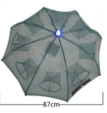Rete da Pesca Pieghevole Portatile con Rete da Trappola a gamberi Granchio 8For