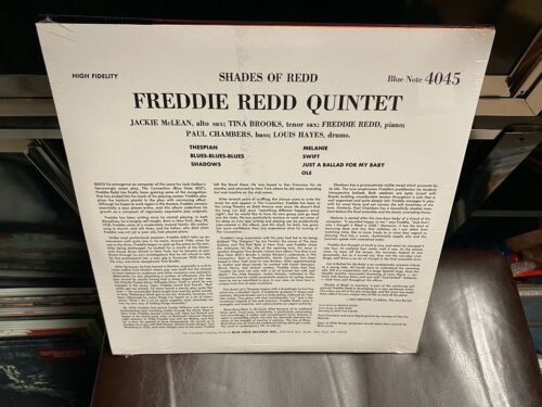 Freddie Redd Shades Of Redd LP Blue Note reissue Jackie McLean NEW Joe Chambers - Picture 2 of 2