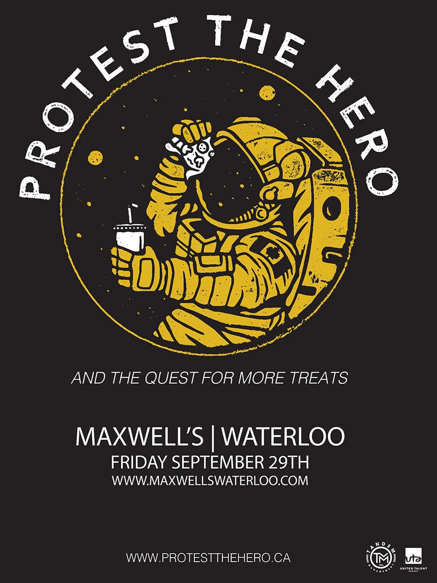 PROTEST THE HERO / QUEST FOR MORE TREATS 2017 CANADA CONCERT TOUR POSTER -  Metal | eBay
