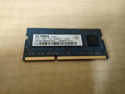 4gb Ddr3 Elpida 4gb Elpida 4GB DDR3 1600MHz PC3L-12800S Laptop Ram