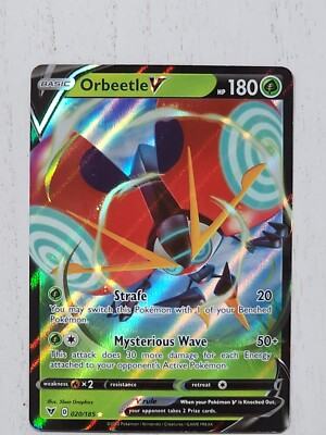 Pokémon TCG Orbeetle V Vivid Voltage 020/185 Holo Ultra Rare NM/MINT