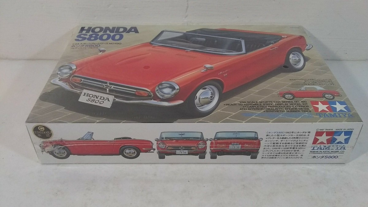 1997 Tamiya Honda S800 Sports Car Series 1:24 Model Kit # 24190 | eBay