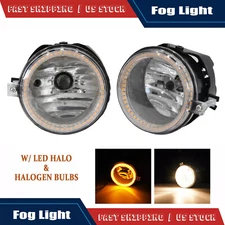 For Dodge Challenger Charger Nitro Avenger Caliber LED Fog Lights W/ Bulbs Pair