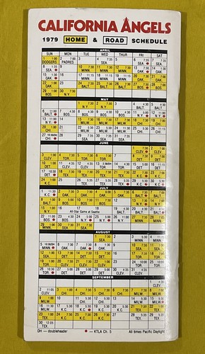 VTG California Angels 1979 Media Guide Schedule Stat Book MLB Baseball Anaheim - Picture 2 of 3