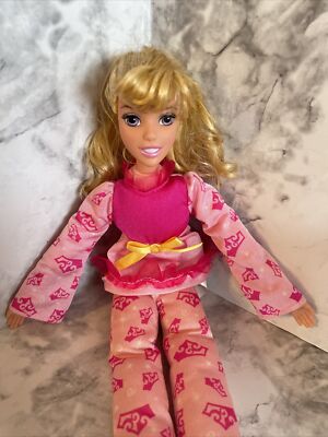 Mattel Sleepover Bedtime Barbie With pink Pajamas Plush Soft Body