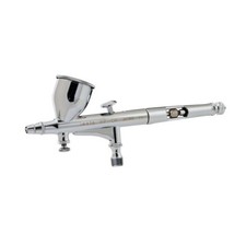 Dual-Action Gravity Feed Cup Airbrush w/Air A...