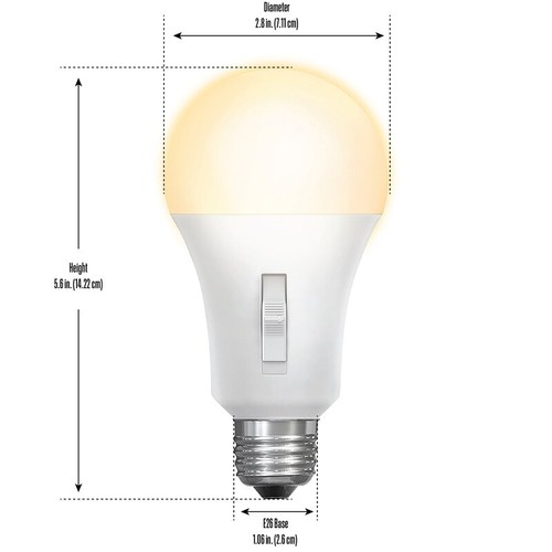 25W Color Selectable LED Bulb 200W Equivalent High Lumen A21 Energy Saving New - Picture 5 of 8