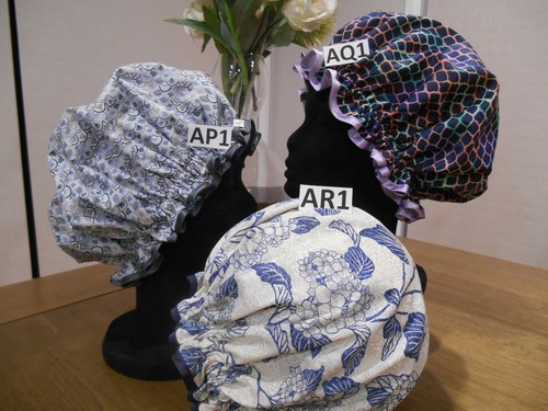 LIBERTY SHOWER CAP -TANA LAWN- 50 DESIGNS -by CONNIE CLASSICS -MADE IN AUSTRALIA - Picture 12 of 41
