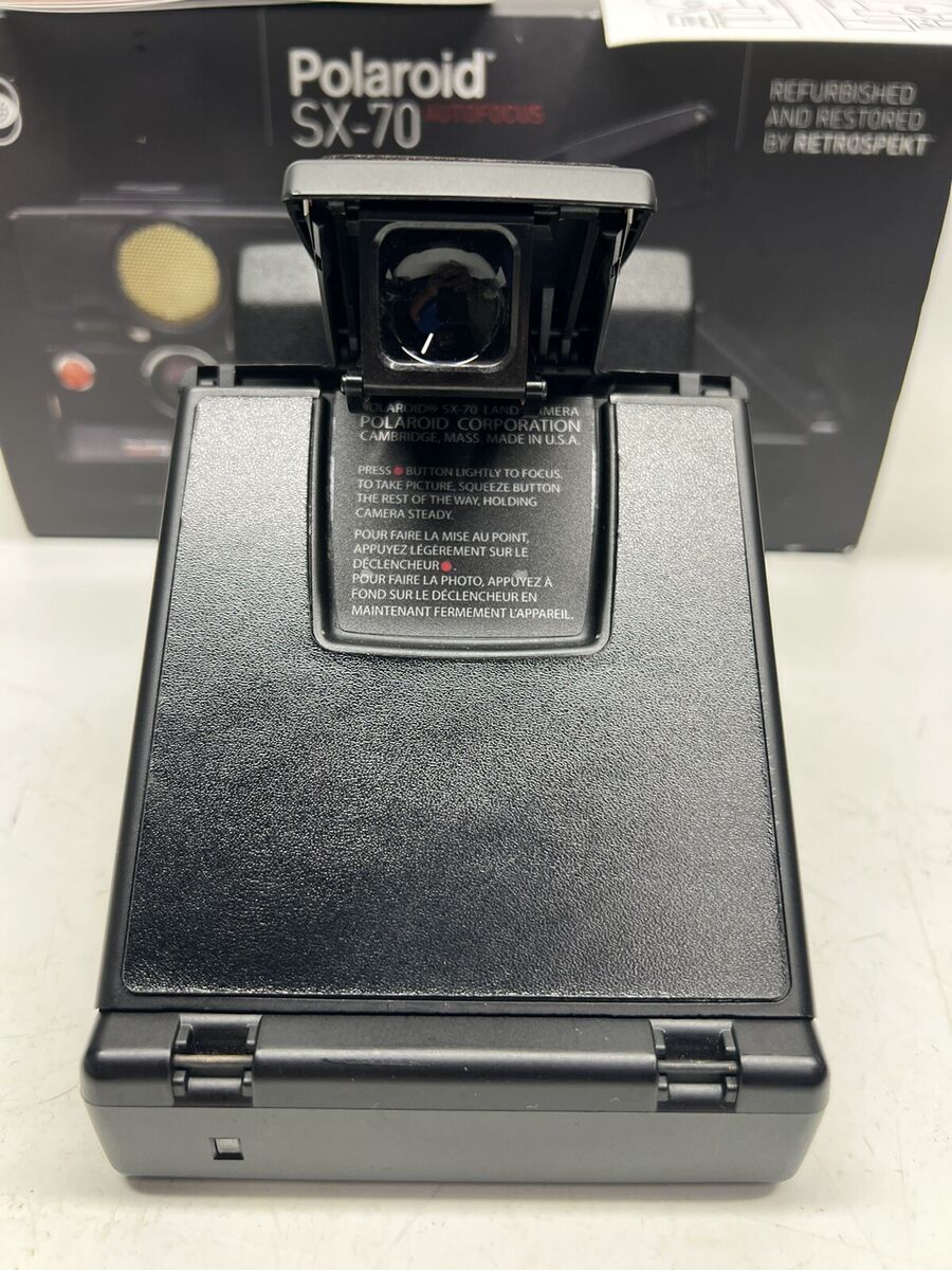 Polaroid SX-70 Land Camera Sonar AutoFocus, REFURBISHED BY Polaroid SX-70 Land Camera Sonar AutoFocus, REFURBISHED BY