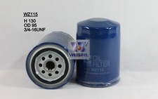 6x WZ115 Wesfil Oil Filters - PACK OF SIX for Datsun, Ford, Nissan equiv Z115