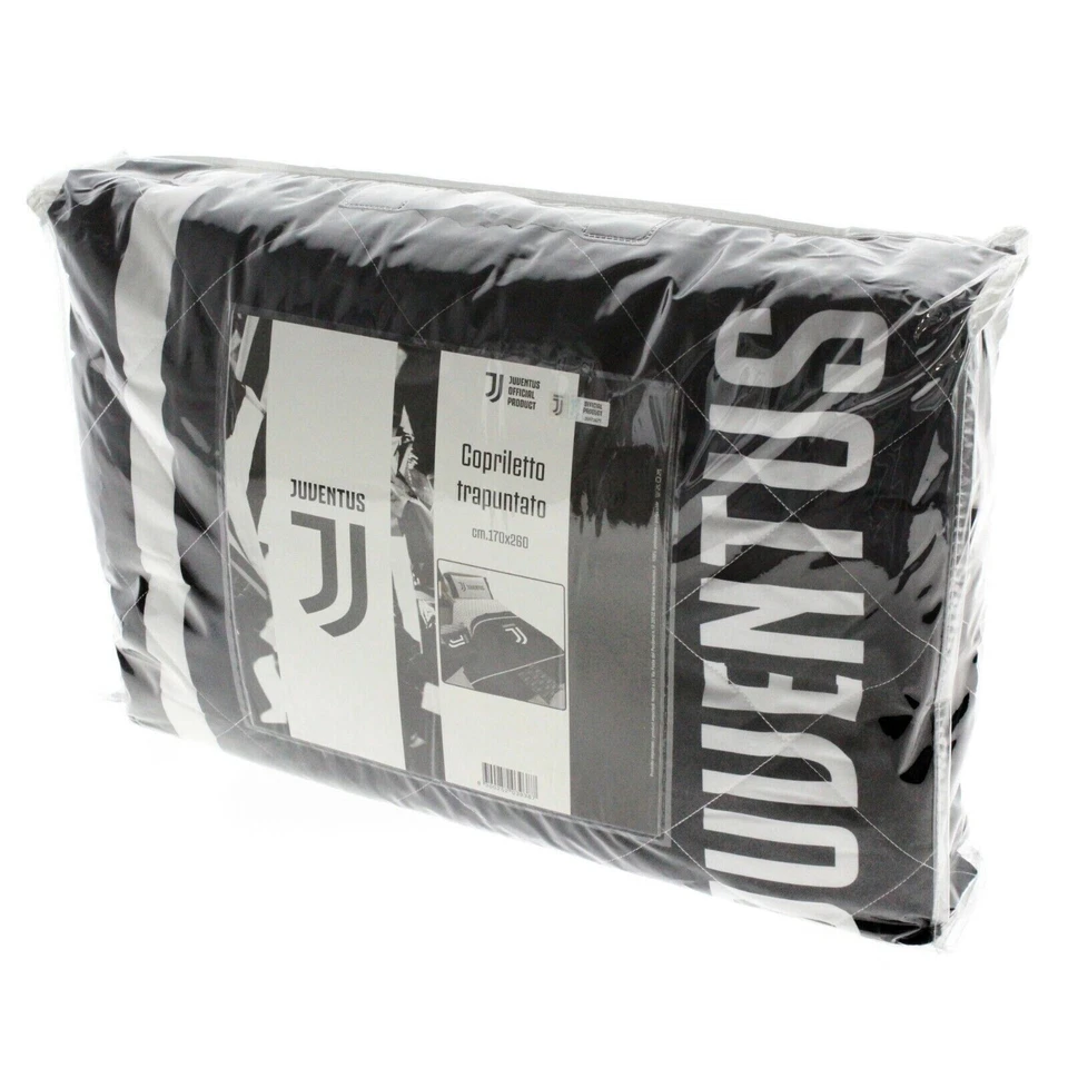 Copriletto trapuntato Trapuntino F.C. Juventus Juve Ufficiale Singolo - Immagine 3 di 4