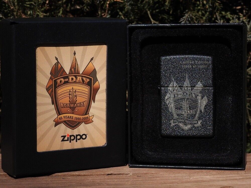 Zippo Lighter - Limited Edition D-Day - Normandy 65th Zippo Lighter - Limited Edition D-Day - Normandy 65th