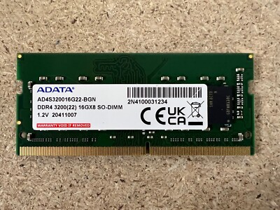 B-Ware Arbeitsspeicher ADATA Premier SO-DIMM 16GB, DDR4-3200, CL22, tray