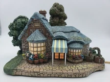 Vintage Hawthorne Village Kinkade Falbrooke Florist Lighted House Damage 79981