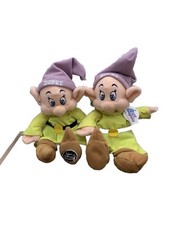  2 Dopey Bean Bag Plush Walt Disney World Disneyland Exclusive Snow White 9  
