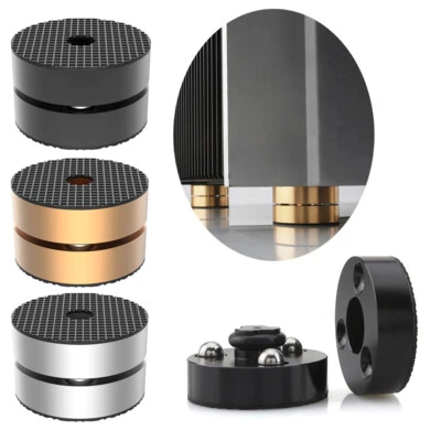 Juego de 4 Amplificador de Altavoz de Audio HIFI Antichoque Almohadillas para Pies Soporte de Aislamiento