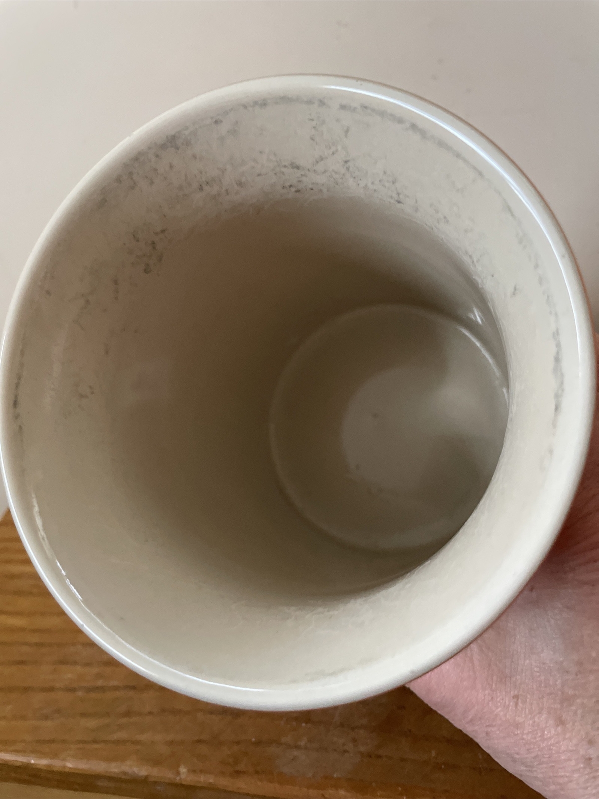 Le Creuset Volcanic Orange Crock Spatula Utensil Holder Stoneware 6