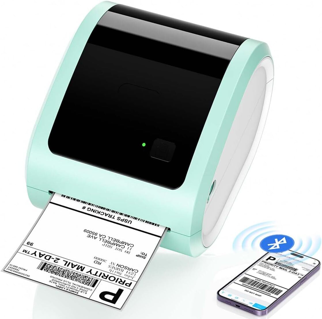 Wireless Thermal Shipping Label Printer for Small Business Logistics & E-commerce Packages