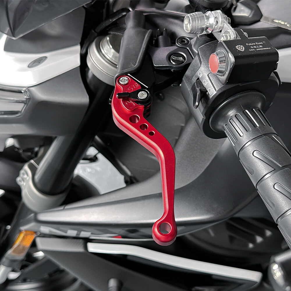 Leva Freno E Frizione Corte CNC In Alluminio T6061 Per CFMOTO 450MT 2024/2025, Regolazione 6 Posizioni
