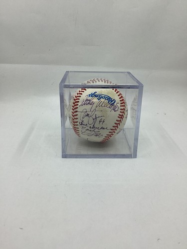 Joe Carter, Roberto Alomar, Paul Molitor, John Olerud +13 Autographs w/ KSA LOA - Bild 3 von 5