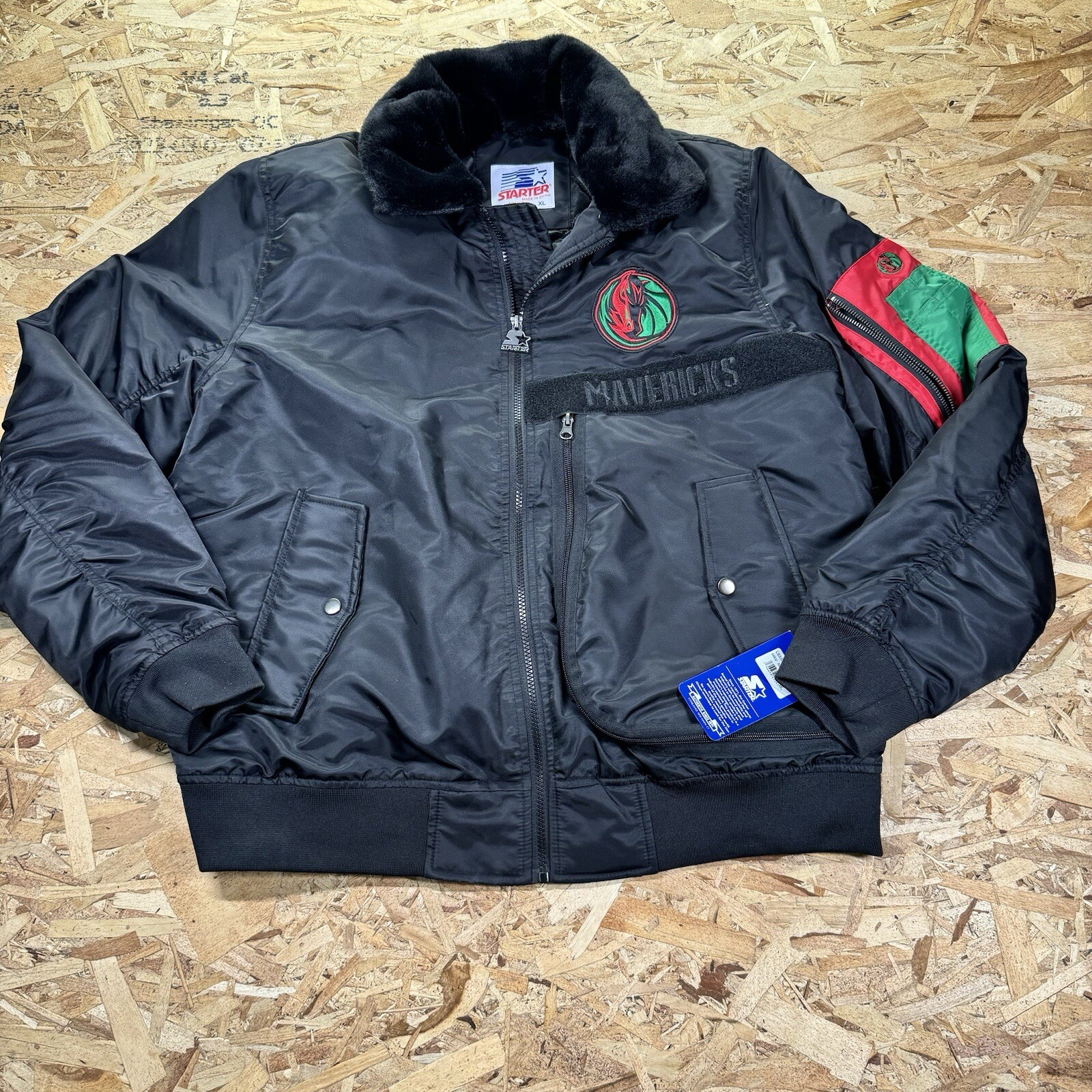 Dallas Mavericks Starter X Ty Mopkins Black History Month Full Zip Jacket Sz XL