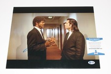 JOHN TRAVOLTA SIGNED PULP FICTION 'VINCENT VEGA' 11x14 MOVIE PHOTO C BECKETT COA