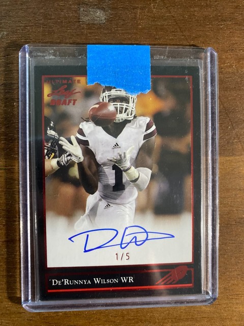 2016 Ultimate Leaf Draft De'Runnya Wilson Auto Parallel 1/5 Mississippi State