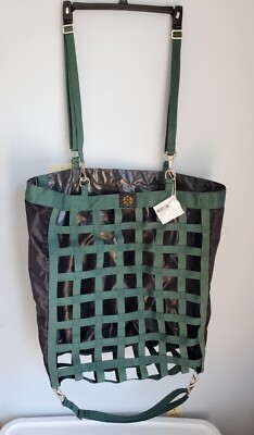 T Teke Easy Feeder Horse Hay Bag with Super Tough Bottom Brand New Dark Green