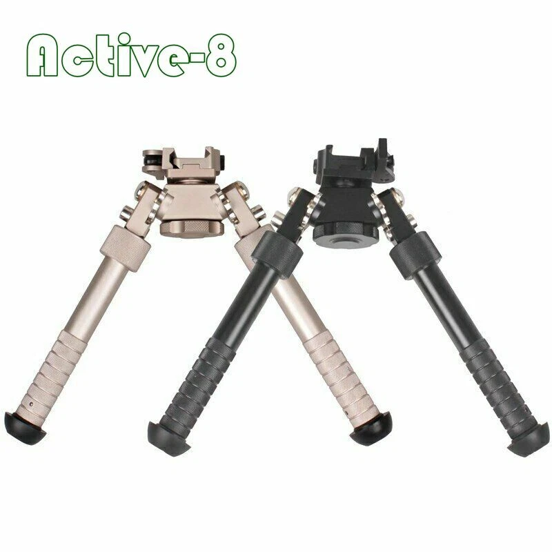 ACTIVE-8 Rifle Tilt 360 Degree Rotation V 8 Bipod Telescopic Elastic Two-Legs