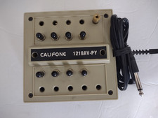 Califone Beige Jackbox 1218AV-PY Eight Position with Volume Controls