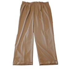 Greg Norman Dress Pants Men's 38x30 Beige 100 Polyester Work Casual
