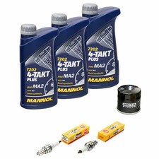 3L Öl Inspektionspaket für Suzuki VS 800 Intruder 800 VS 600 Ölfilter+Zündkerzen