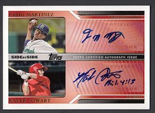 Fabio Martinez-Kaleb Cowart 2011 Topps Pro Debut Side by Side Dual Autograph /25