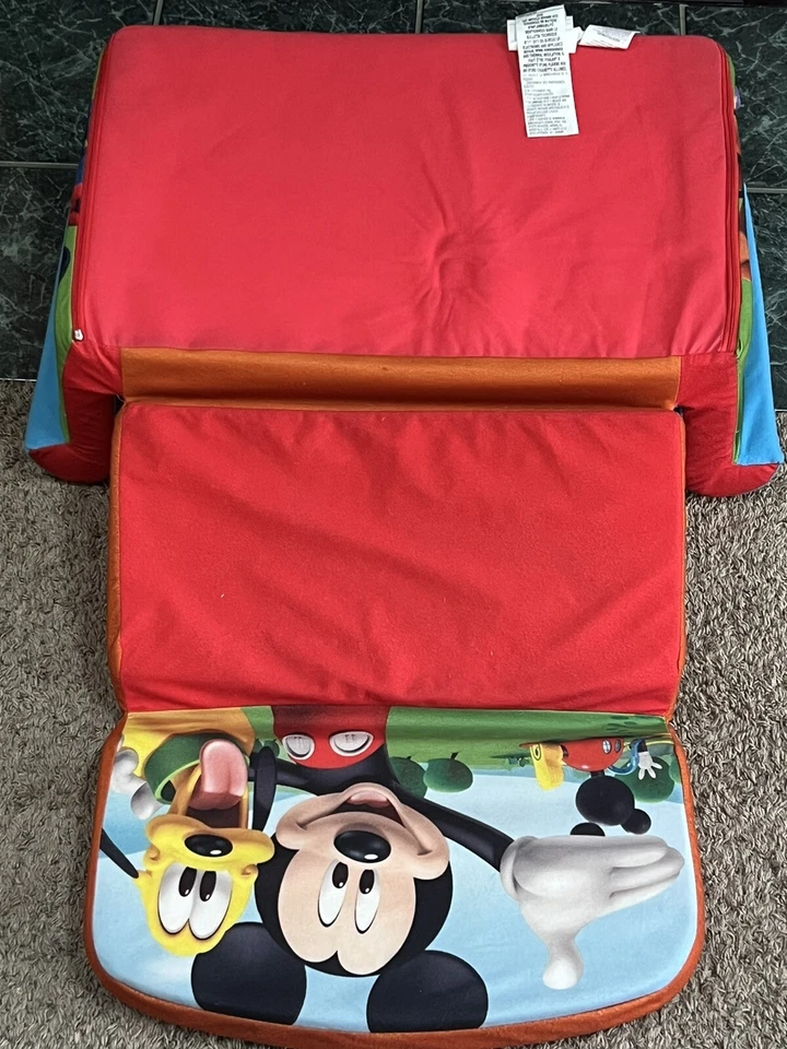 SOFÁ MALVAVISCO DISNEY MICKEY MOUSE & FRIEND SOFÁ CAMA SILLA HORA DE LA SIESTA USADO Foto 4 de 4