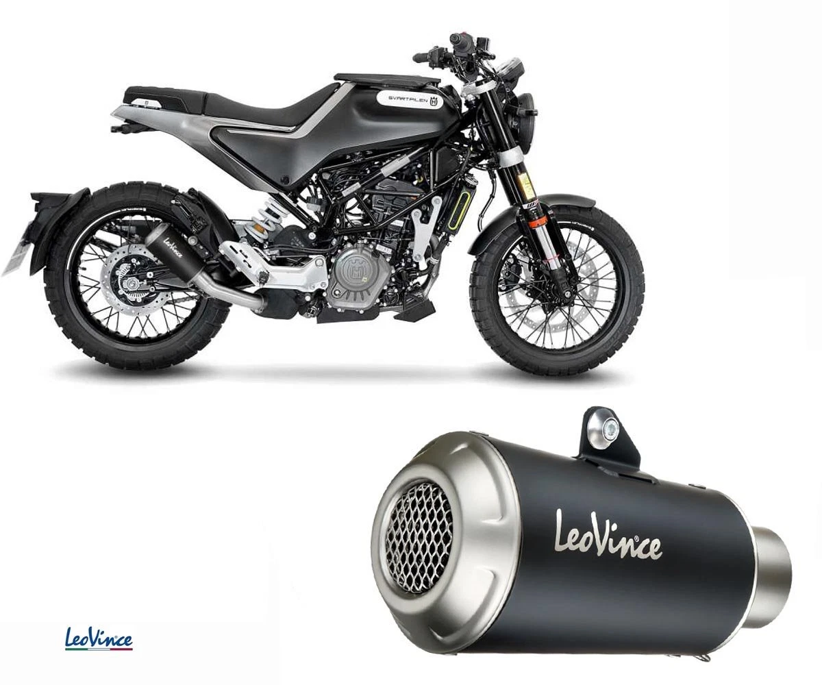 Exhausts Leovince Racing LV-10 BLACK SVARTPILEN 401/VITPILEN 401 2020 > 2023