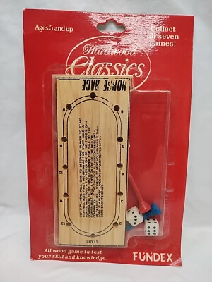 1989 Hardwood Classics Horse Race Board Game Fundex