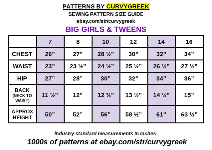 New Look 6522 Girls' Tent Dress or Top Sz 3-14 UNCUT Sewing Pattern - Image 4 of 4