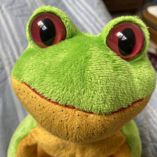 Super Ganz Webkinz Tree Frog HM109 Pet Plush Stuffed NO CODE 10" Size