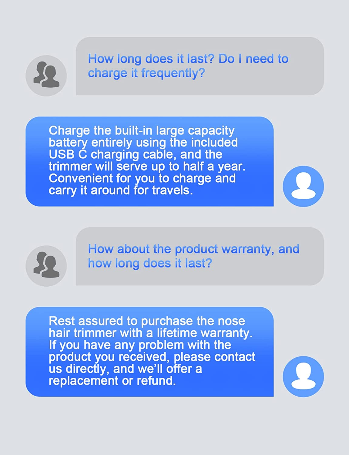 ZORAMI Rechargeable Ear and Nose Hair Trimmer 2022 Professional