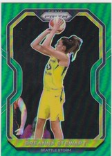 2021 Panini Prizm WNBA - Green Prizm #85 Breanna Stewart -SEATTLE STORM