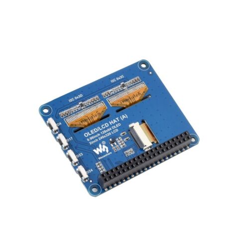 Raspberry Pi OLED/LCD MÜTZE an Bord 2 Zoll IPS LCD Hauptbildschirm & Dual 0,96 Zoll B - Bild 5 von 7